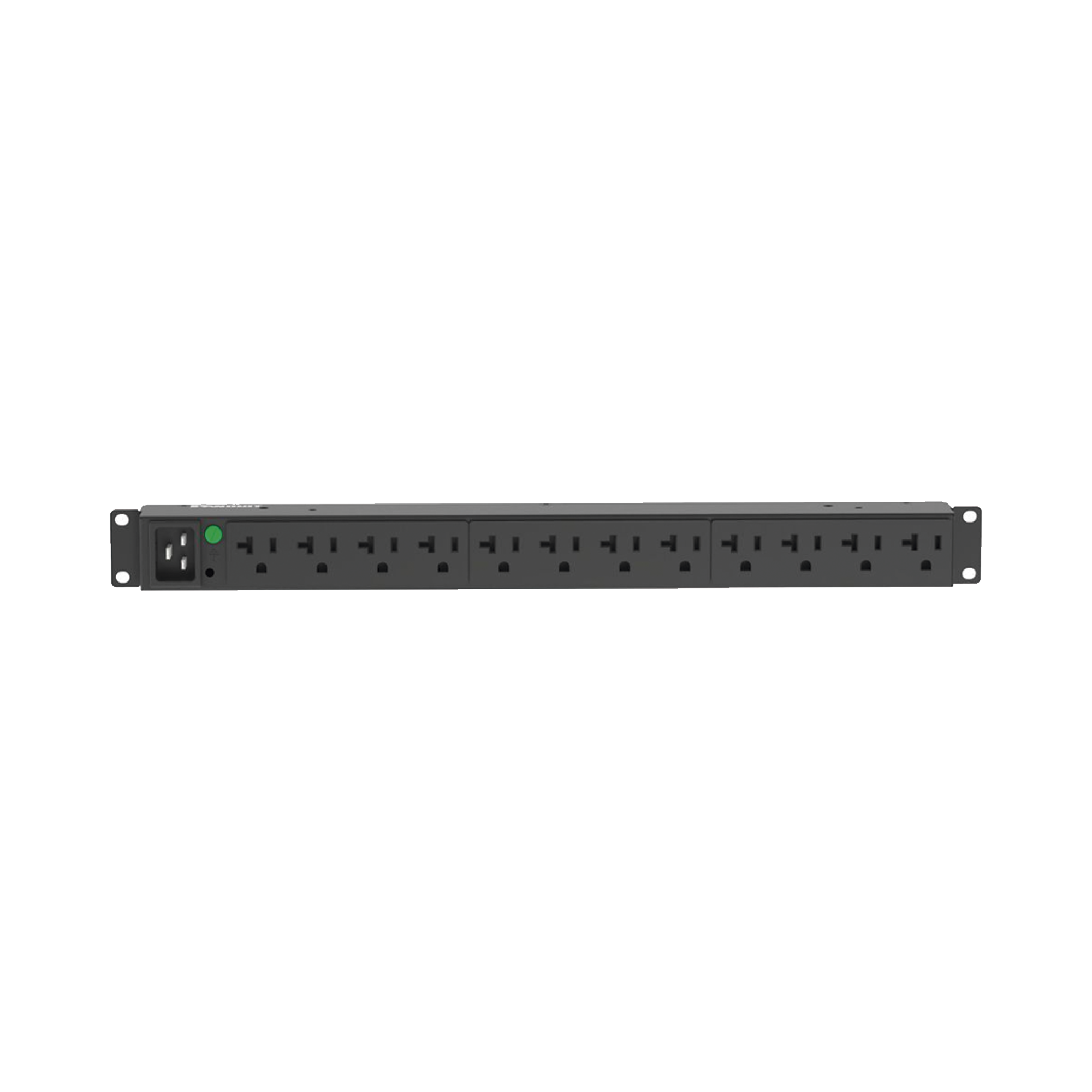 PDU Básico para Distribución de Energía, Enchufe de Entrada NEMA L5-20P, Con 12 Contactos NEMA 5-20R, Instalación Horizontal de 19in, 1UR, 20 Amp, 120 Vca PDU Básico para Distribución de Energía, Enchufe de Entrada NEMA L5-20P, Con 12 Contactos NEMA 5-20R, Instalación Horizontal de 19in, 1UR, 20 Amp, 120 Vca